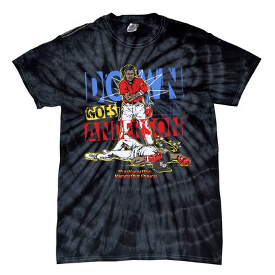 Down Goes Anderson Tie-Dye T-Shirt