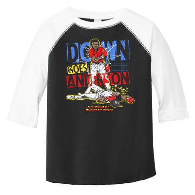 Down Goes Anderson Toddler Fine Jersey T-Shirt