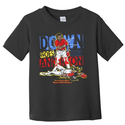 Down Goes Anderson Toddler T-Shirt