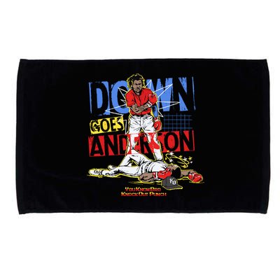 Down Goes Anderson Microfiber Hand Towel
