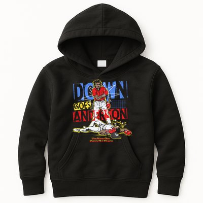Down Goes Anderson Kids Hoodie