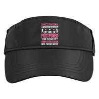 Dance Grandma Announcement Grandma Of A Dancer Grandmother Adult Drive Performance Visor