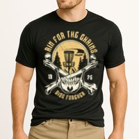 Disc Golf Aim For The Chains Skull Cooling Performance Crew T-Shirt