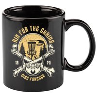 Disc Golf Aim For The Chains Skull 11oz C Handle Ceramic Mug