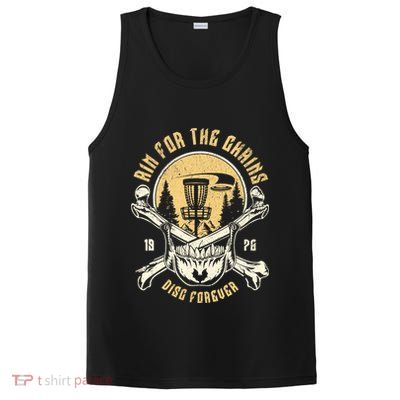 Disc Golf Aim For The Chains Skull PosiCharge Competitor Tank