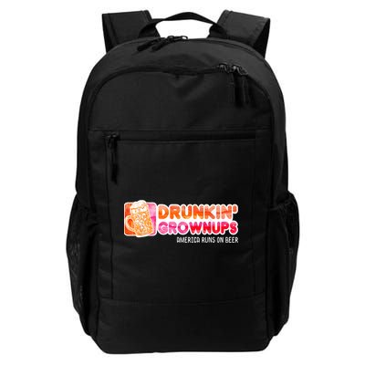 Drunken Grownups American Dad Run On Beer Funny Backpack