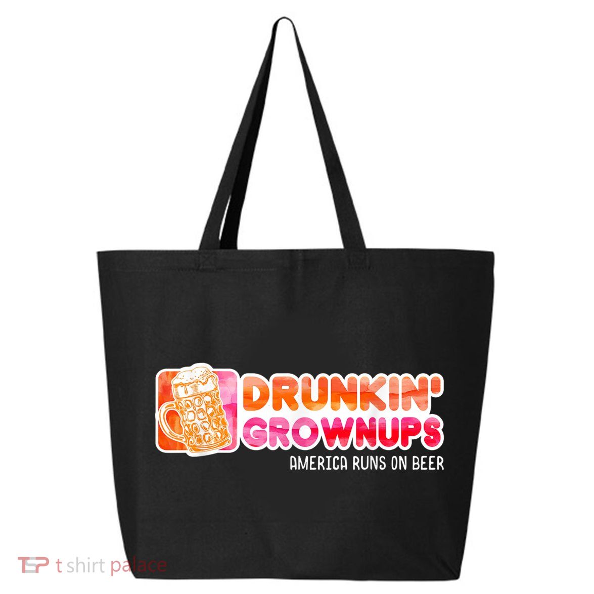 Drunken Grownups American Dad Run On Beer Funny 25L Jumbo Tote