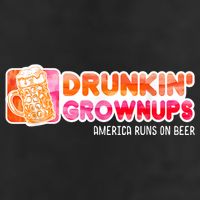 Drunken Grownups American Dad Run On Beer Funny Golf Towel