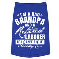 Dad Grandpa And A Retired Laborer Funny Xmas/Fathers Day Gift Doggie Tank