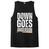 Down Goes Anderson Funny Baseball PosiCharge Competitor Tank