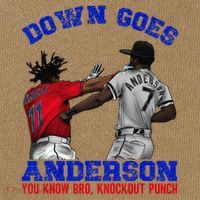 Down Goes Anderson You Know Bro Knockout Punch Cotton Canvas Backpack