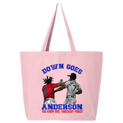 Down Goes Anderson You Know Bro Knockout Punch 25L Jumbo Tote
