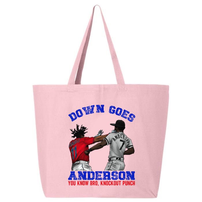 Down Goes Anderson You Know Bro Knockout Punch 25L Jumbo Tote