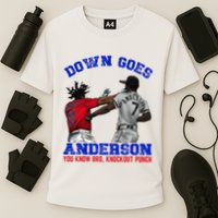 Down Goes Anderson You Know Bro Knockout Punch Cooling Performance Crew T-Shirt