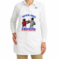 Down Goes Anderson You Know Bro Knockout Punch Apron