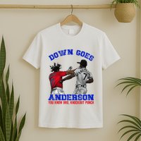 Down Goes Anderson You Know Bro Knockout Punch T-Shirt