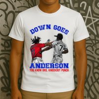 Down Goes Anderson You Know Bro Knockout Punch T-Shirt