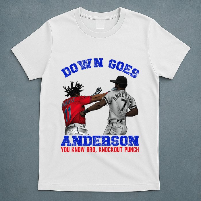 Down Goes Anderson You Know Bro Knockout Punch T-Shirt