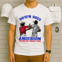 Down Goes Anderson You Know Bro Knockout Punch T-Shirt