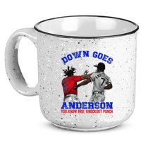 Down Goes Anderson You Know Bro Knockout Punch 15oz Campfire Ceramic Mug