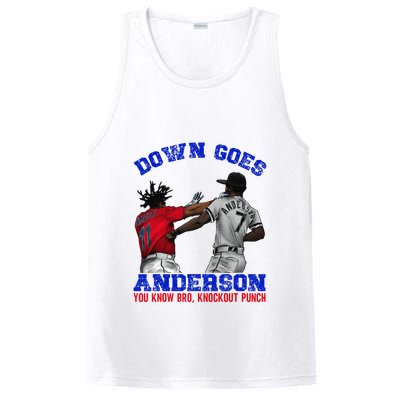 Down Goes Anderson You Know Bro Knockout Punch PosiCharge Competitor Tank