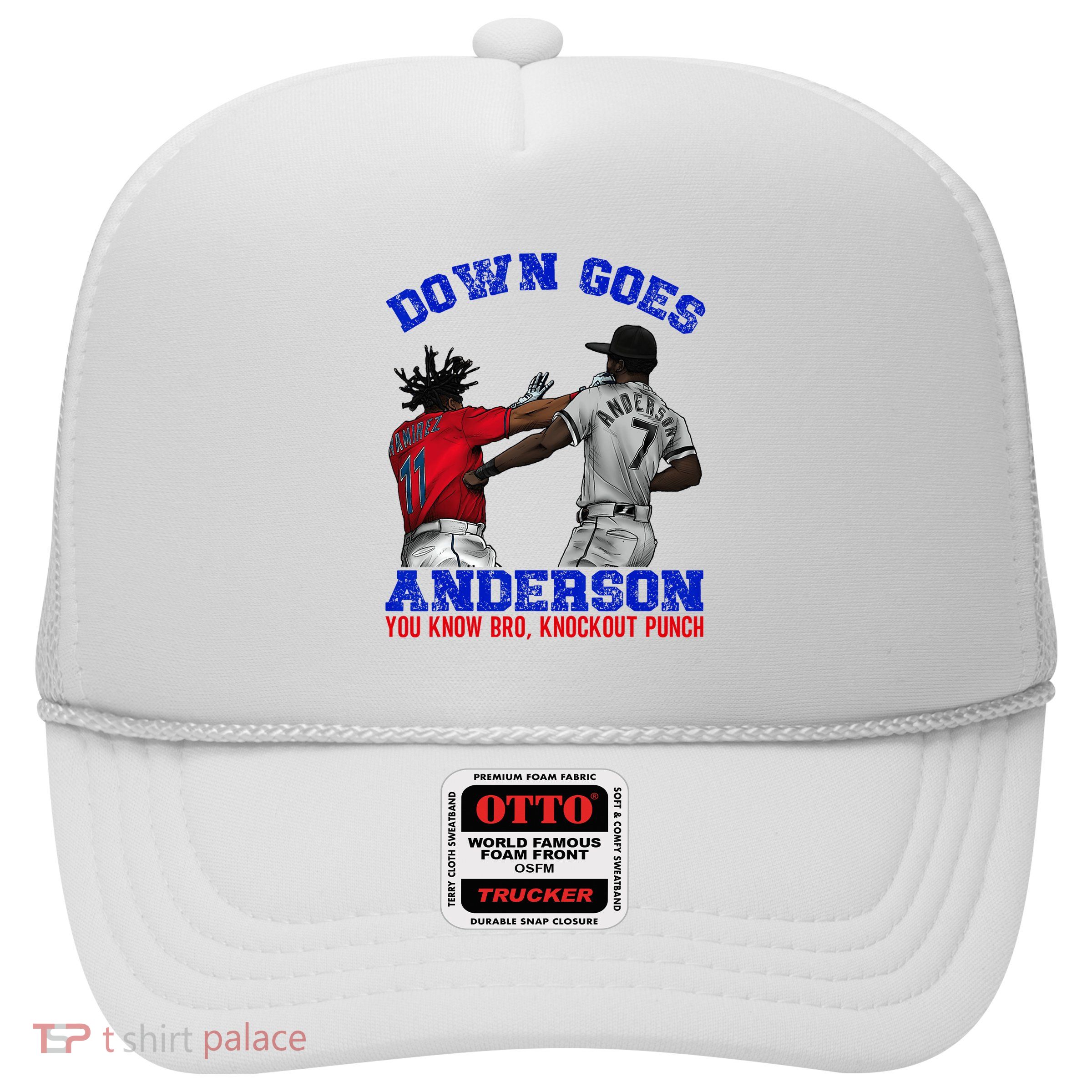 Down Goes Anderson You Know Bro Knockout Punch Trucker Hat