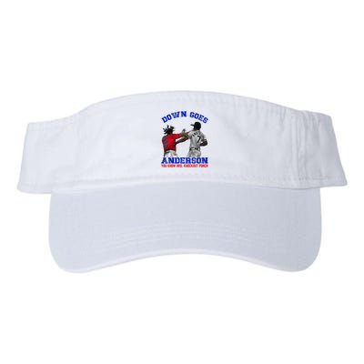 Down Goes Anderson You Know Bro Knockout Punch Visor