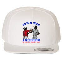 Down Goes Anderson You Know Bro Knockout Punch Wool Snapback Cap