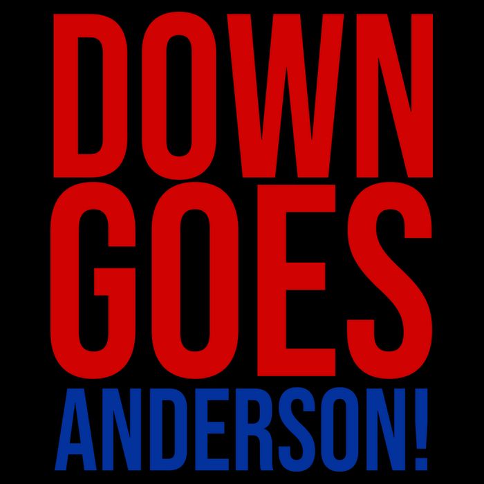 Down Goes Anderson Cleveland Vs Chicago Fight Baseball 16 in Basic Backpack