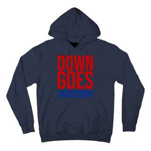 Down Goes Anderson Cleveland Vs Chicago Fight Baseball Tall Hoodie