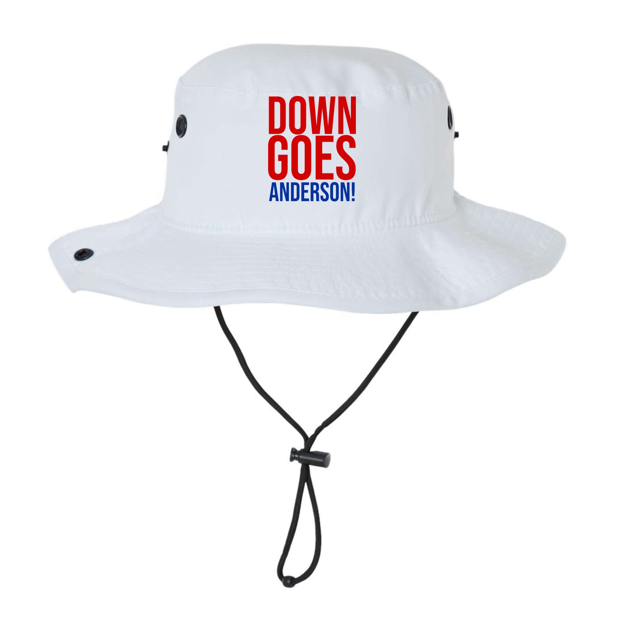 Down Goes Anderson Cleveland Vs Chicago Fight Baseball Bucket Hat