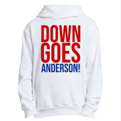 Down Goes Anderson Cleveland Vs Chicago Fight Baseball Urban Pullover Hoodie