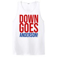 Down Goes Anderson Cleveland Vs Chicago Fight Baseball PosiCharge Competitor Tank