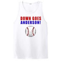 Down Goes Anderson Funny Cleveland Vs Chicago Fight Baseball PosiCharge Competitor Tank