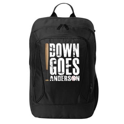 Down Goes Anderson Baseball City Backpack