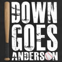 Down Goes Anderson Baseball 11oz C Handle Ceramic Mug