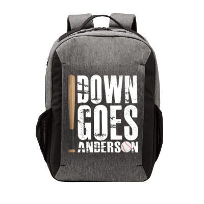 Down Goes Anderson Baseball Vector Backpack