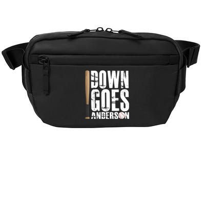 Down Goes Anderson Baseball Crossbody Pack