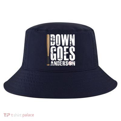 Down Goes Anderson Baseball Cool Comfort Performance Bucket Hat