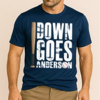 Down Goes Anderson Baseball Cooling Performance Crew T-Shirt