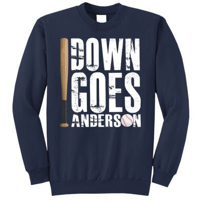 Down Goes Anderson Baseball Sweatshirt