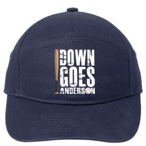 Down Goes Anderson Baseball 7-Panel Snapback Hat