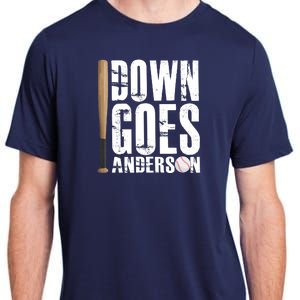 Down Goes Anderson Baseball Adult ChromaSoft Performance T-Shirt