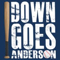 Down Goes Anderson Baseball 16 in Basic Backpack