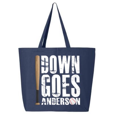 Down Goes Anderson Baseball 25L Jumbo Tote