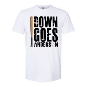 Down Goes Anderson Baseball Softstyle CVC T-Shirt