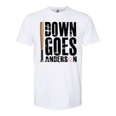 Down Goes Anderson Baseball Softstyle® CVC T-Shirt