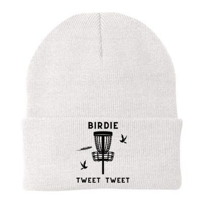 Disc Golf Birdie Tweet Tweet Knit Cap Winter Beanie