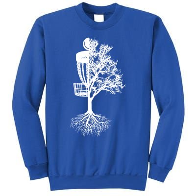 Disc Golf Basket And Tree Frolf Frisbee Golf Cool Gift Sweatshirt