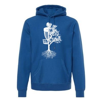 Disc Golf Basket And Tree Frolf Frisbee Golf Cool Gift Premium Hoodie